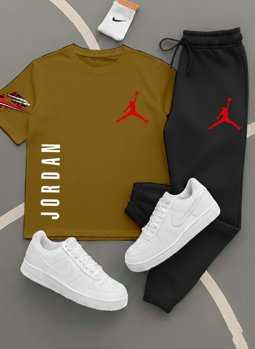 Jordan,Printed Track Suits for Men & Boys, T-Shirts + Trousers (Set) 11 colors
