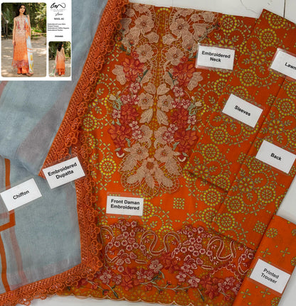 Asifa & Nabil, Lawn & Chiffon