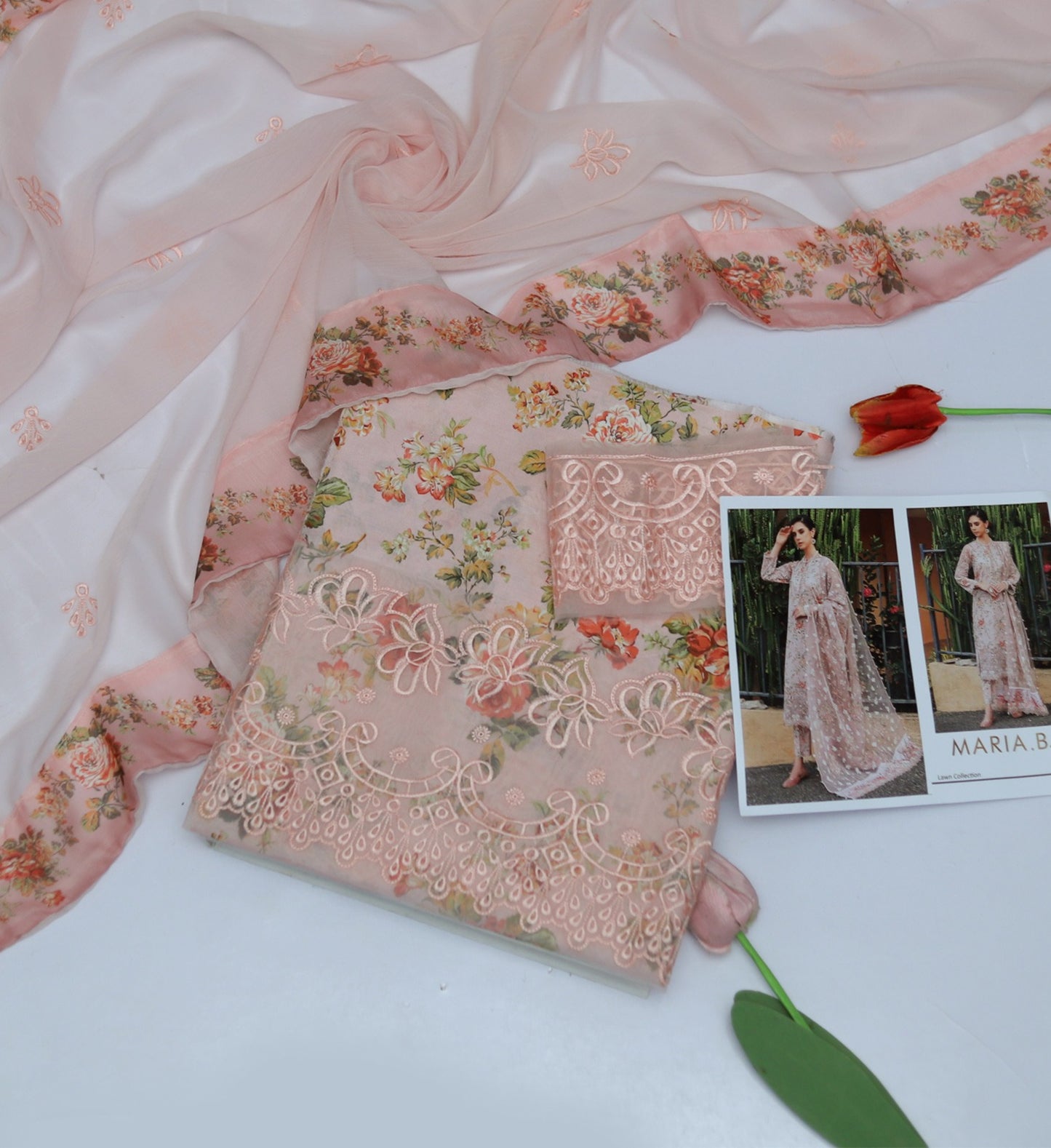 SUMMER COLLECTION 2026**LAWN Fabric* 3Pc