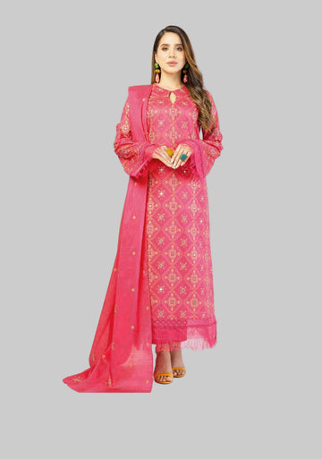 Ladies winter collection Embroidered Bareezé