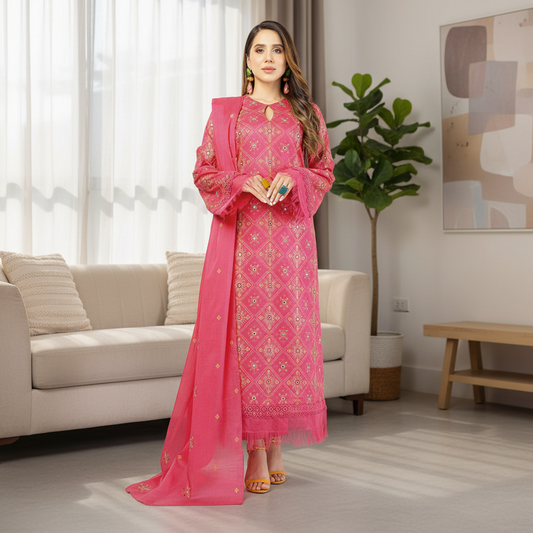 Breezè, Ladies winter collection Embroidered 9 colors