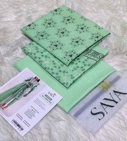 SAYA 2026 💯 Original *Printed 3pc Collection, Lawn
