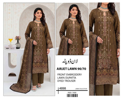 Lawn with dupatta