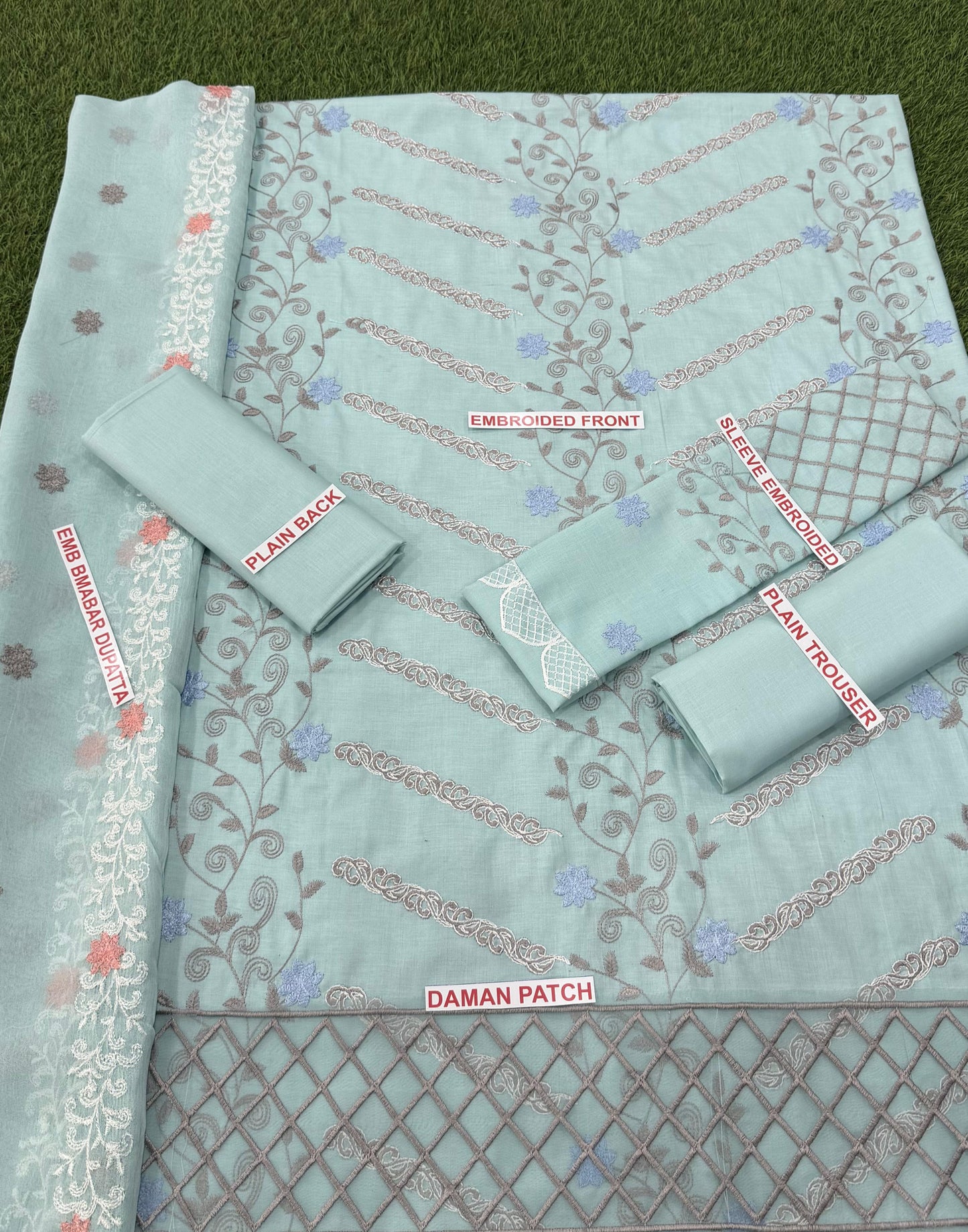 Azure,FABRIC*LAWN 90/70*
3pc