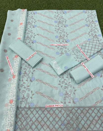 Azure,FABRIC*LAWN 90/70*
3pc