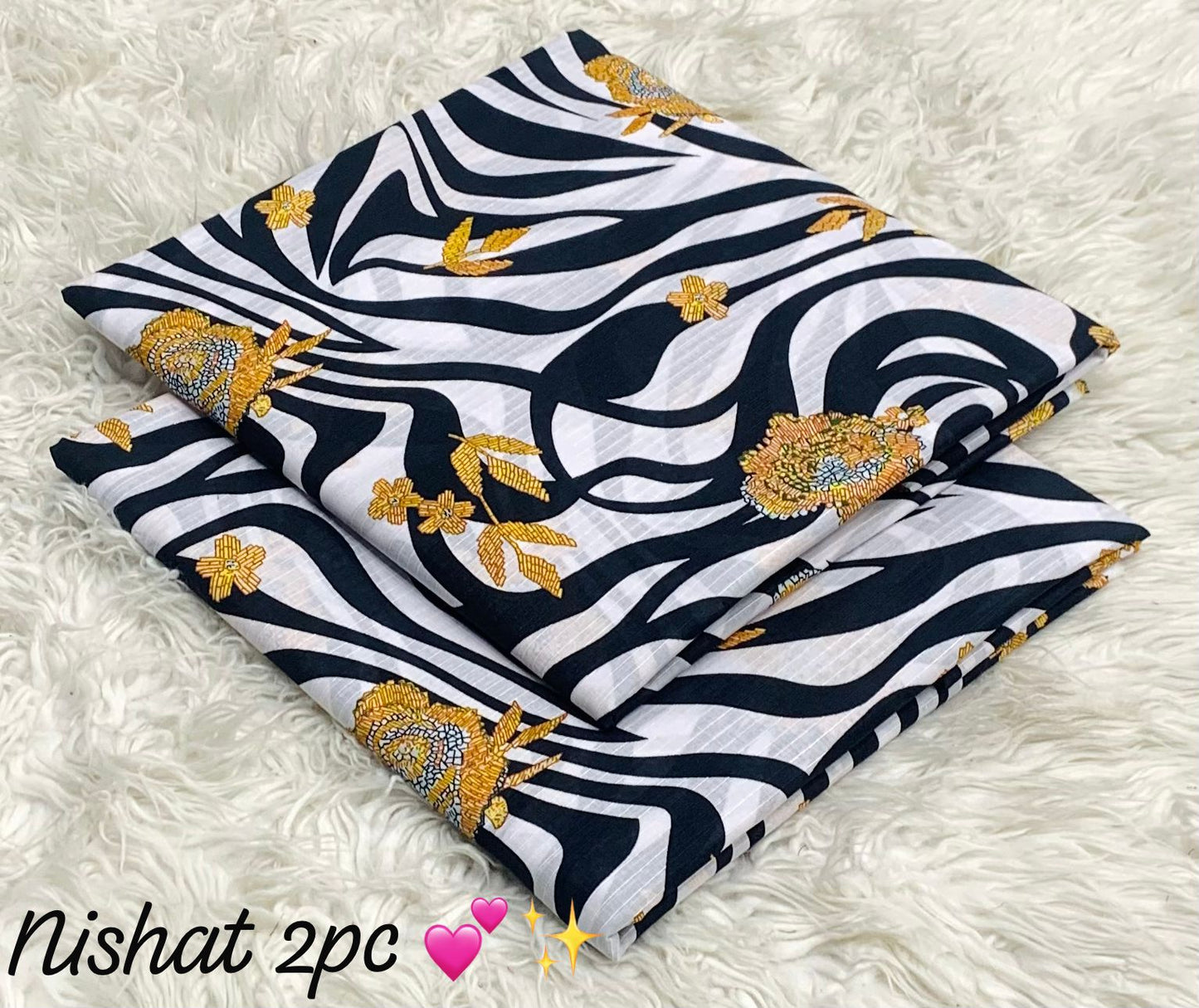 Nishat lawn shirt & trouser 12 colors