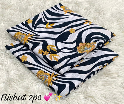Nishat lawn shirt & trouser 12 colors
