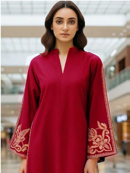 SAPPHIRE, PURE LAWN 2PC EMBROIDERED