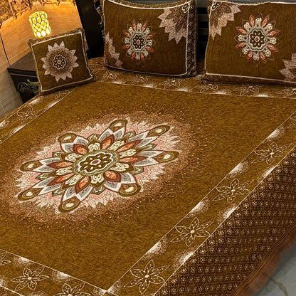 Velvet 4Pcs Jaquard Bedsheet*

King Size