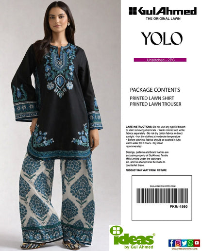 GUL-AHMED YOLO TWO PC CO-ORD SETS