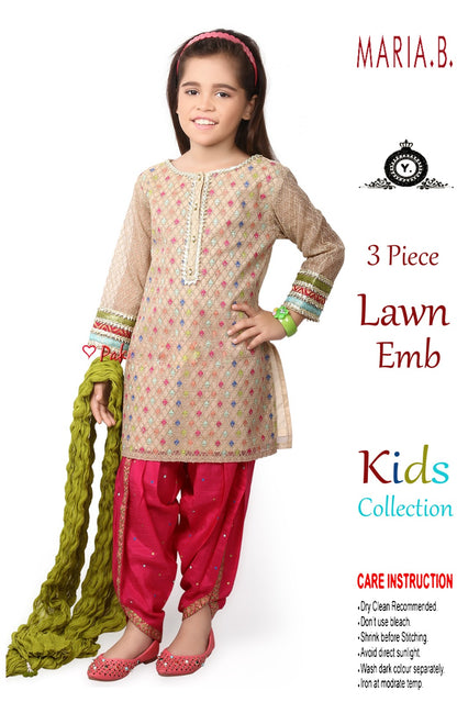 Maria B Summer collection 3pc Lawn fine quality