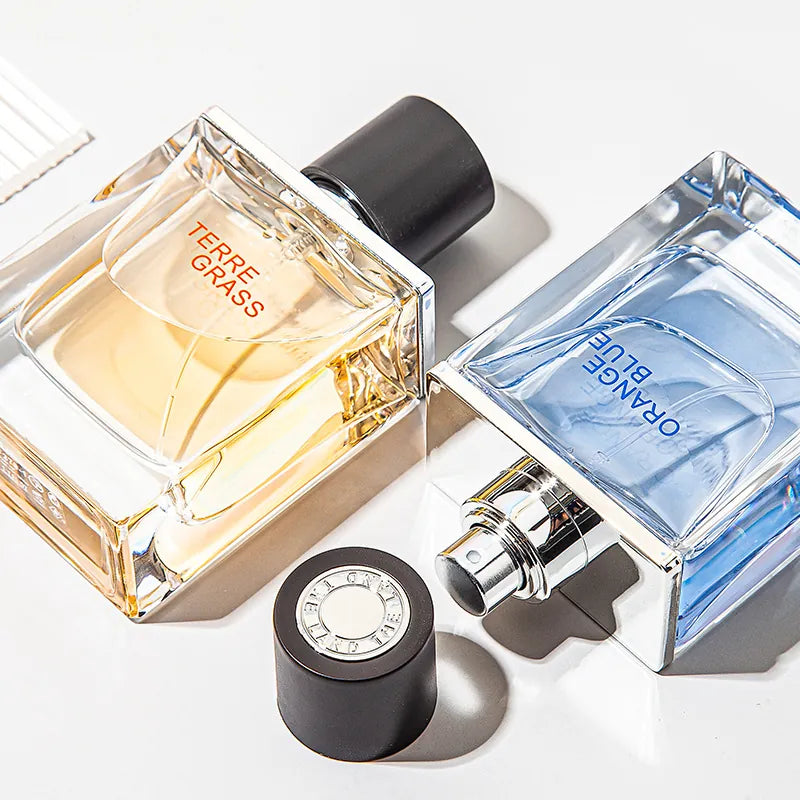 Intriguing blue orange perfume for men wooden fragrance love Ng lasting