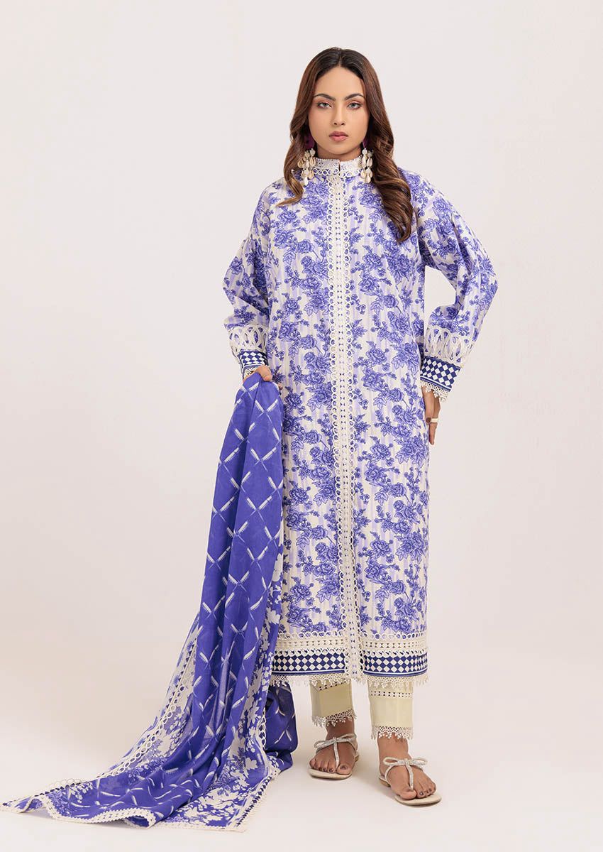 BONANZA SATRANGI*PREMIUM LAWN, PRINTED 90/70 Lawn Front,Back & Sleeves