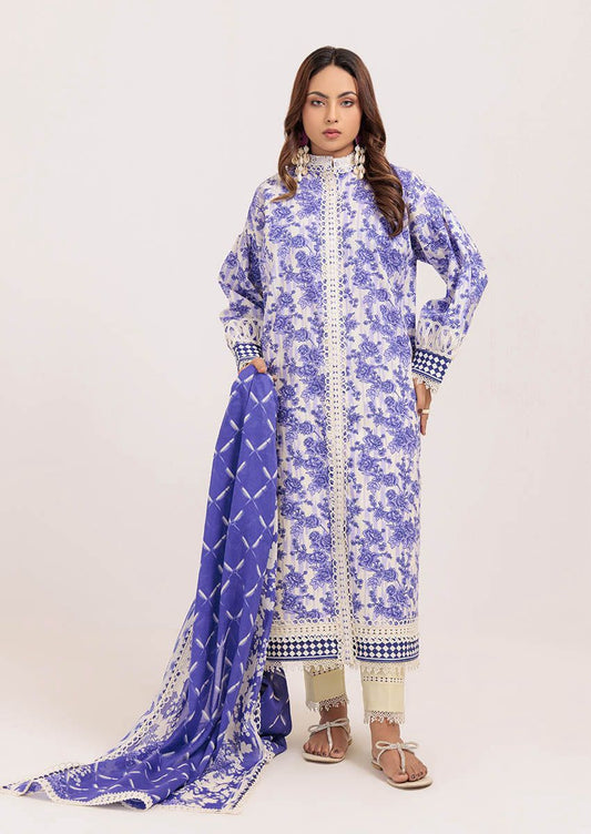 BONANZA SATRANGI*PREMIUM LAWN, PRINTED 90/70 Lawn Front,Back & Sleeves