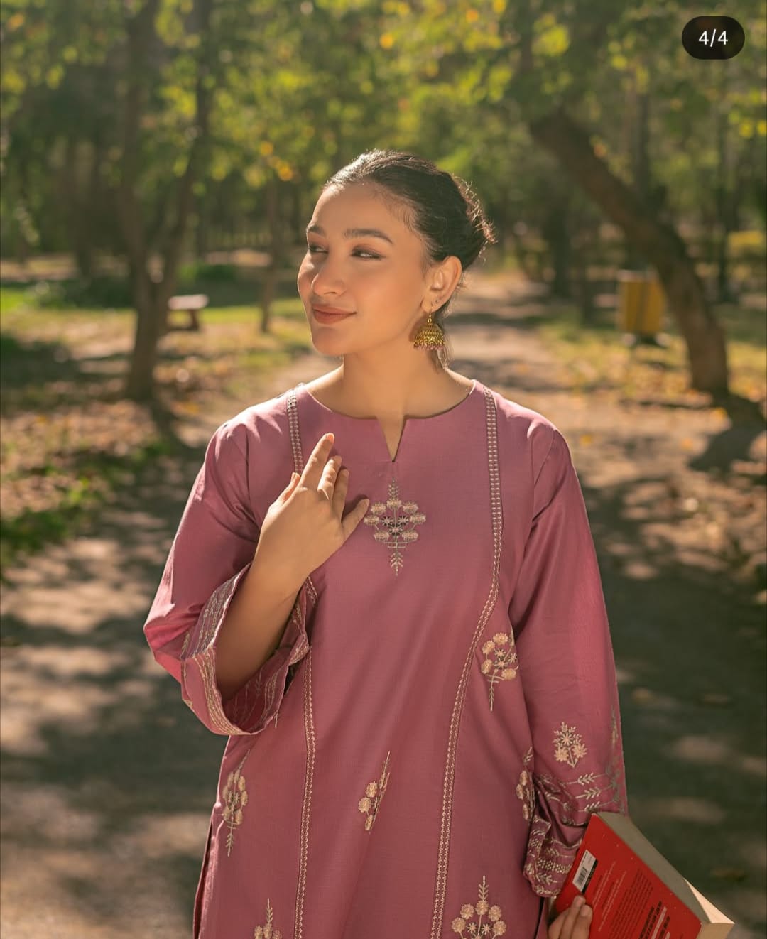 Lawn 2 PC*Embroidered shirt and Sleeves*