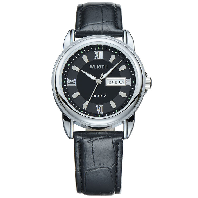 Quartz watch whilsit genuine calendar men's watch