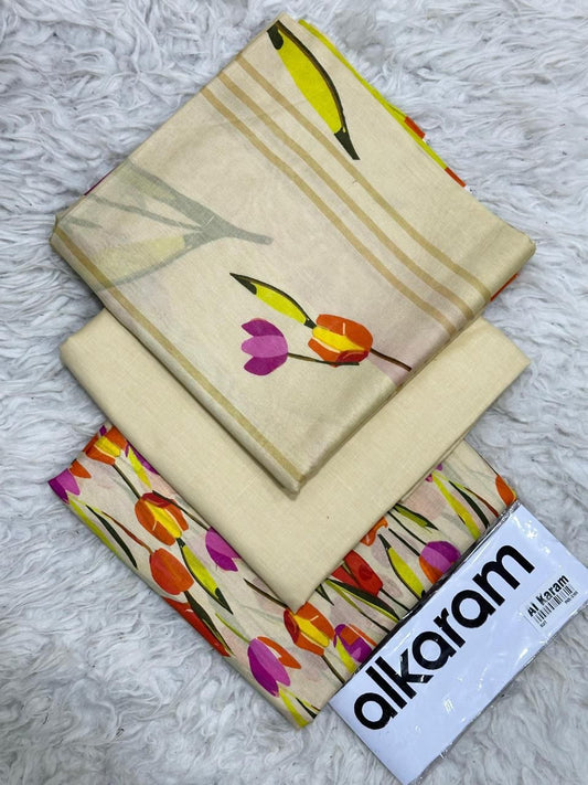 Alkaram fine Lawn ,Shirt, 20 colors