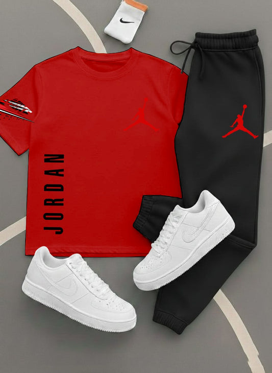 Jordan,Printed Track Suits for Men & Boys, T-Shirts + Trousers (Set) 11 colors