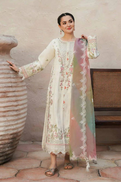 Jeem summer 2026 collection hit Code Available on Fine Quality Lawn with Rangoli Dimond Emb Dopatta