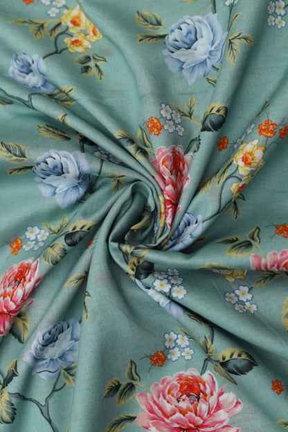 LAWN, 3pcs,Front Lawn Printed*
Daman Embroidered