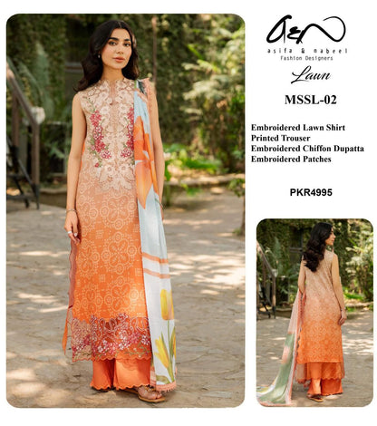 Asifa & Nabil, Lawn & Chiffon