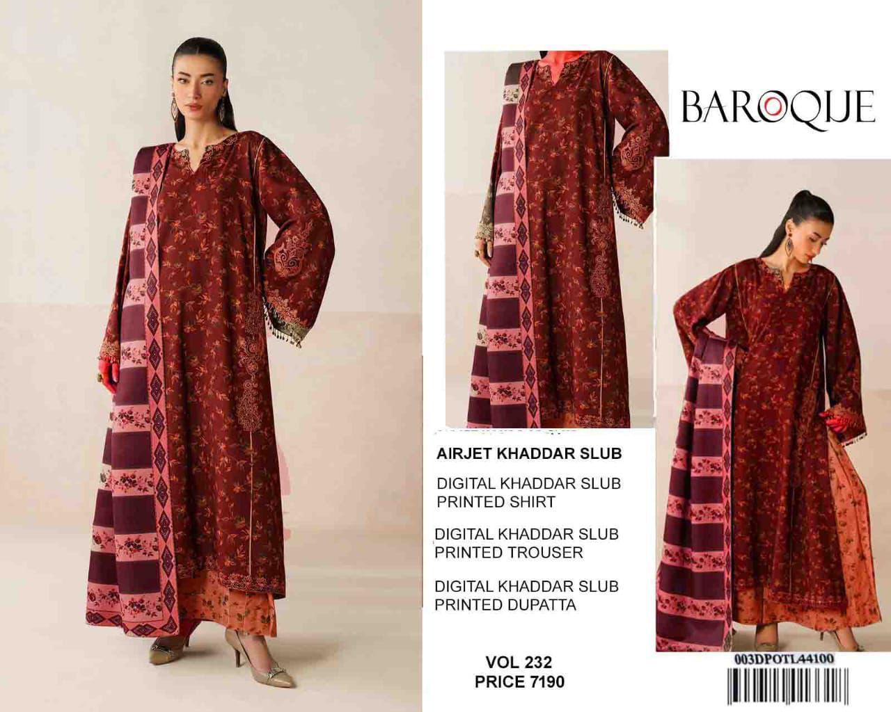 Stock clearance,at 50% discount, Bin Saeed/Baroque/ Iznik Premium,  Khadder
