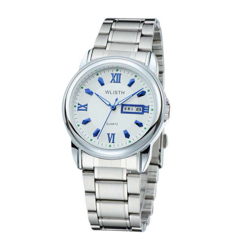 Quartz watch whilsit genuine calendar men's watch