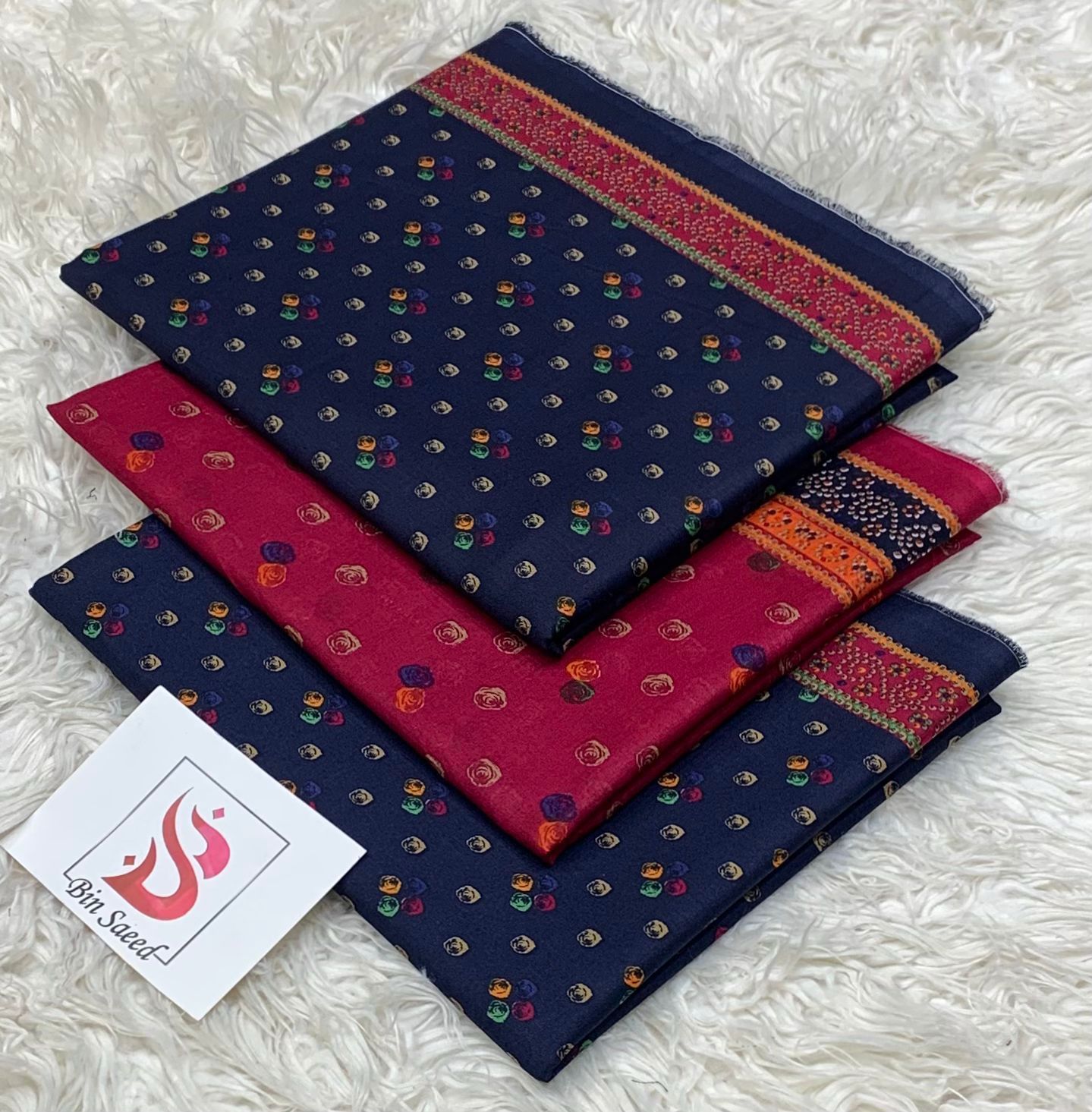 Bin Saeed Lawn 13 colors