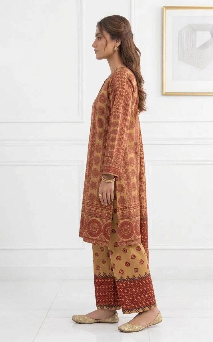 Arabic lawn, printed with