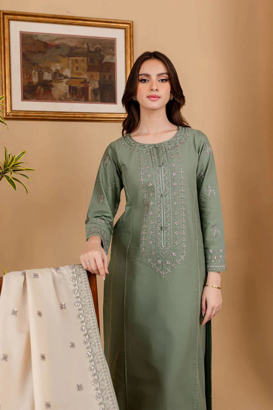 Ladies summer embroidered collection