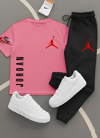 Jordan,Printed Track Suits for Men & Boys, T-Shirts + Trousers (Set) 11 colors