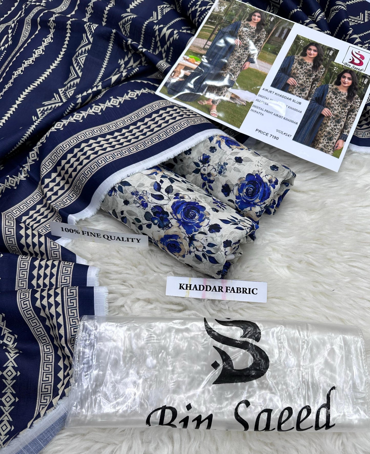 Stock clearance,at 50% discount, Bin Saeed/Baroque/ Iznik Premium,  Khadder