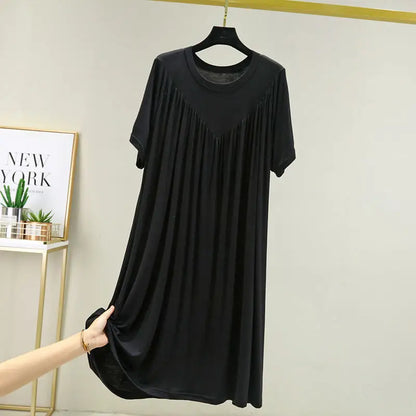 Women's & girls long sleeves round neck dress 7 colors