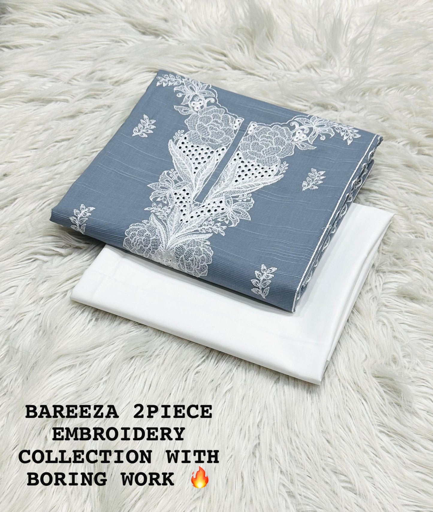 Breeza embroidered heavy boring ,10 colors