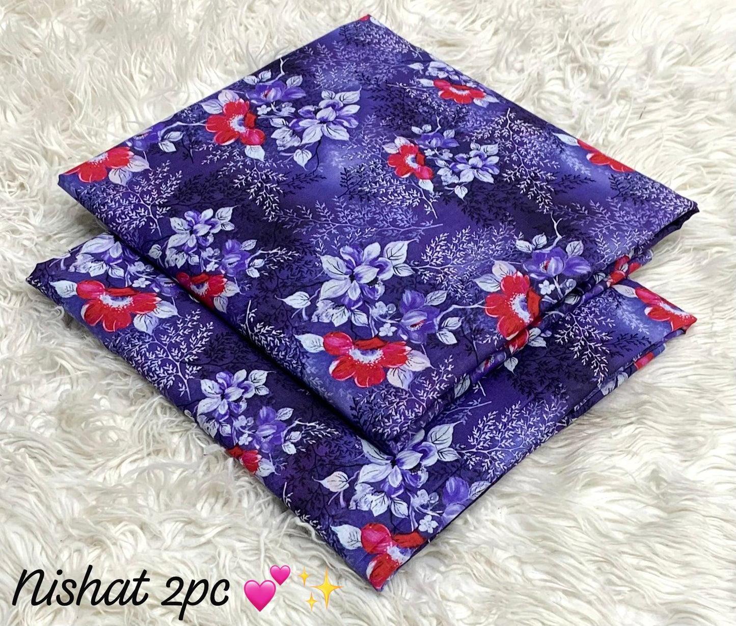 Nishat lawn shirt & trouser 12 colors