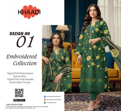SUMMER COLLECTION 2026 (50% discount)**FABRIC LAWN*3pc*