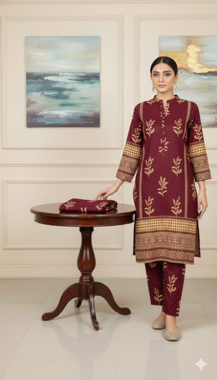 Floral Prints New Arrival,Summer Collection 2026, 2pc,Front Full Digital Printed Shirt*