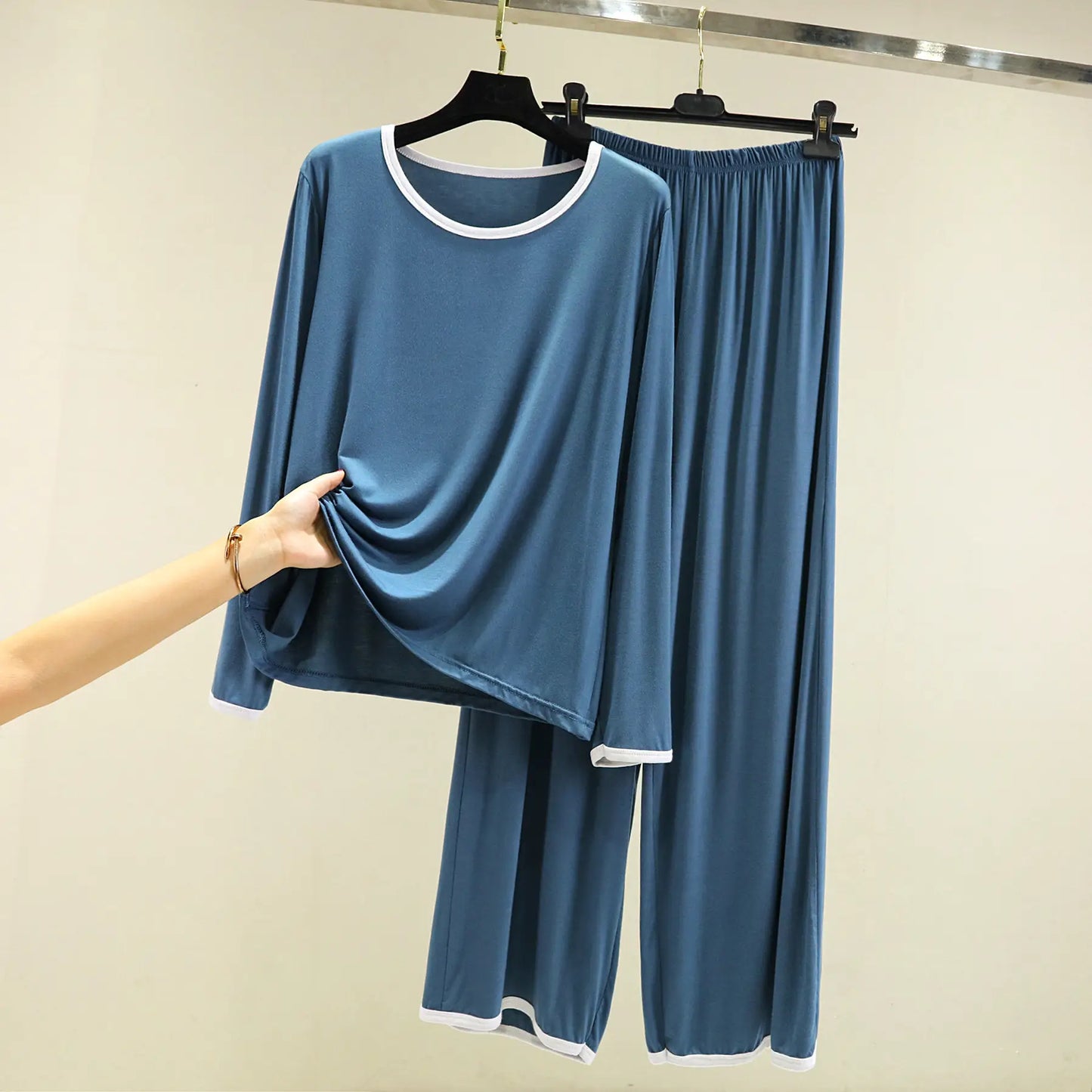 Women's & girls  pajama set long sleeve loose