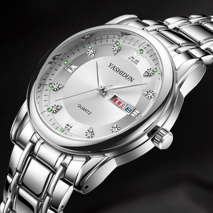 Quartz watch whilsit genuine calendar men's watch