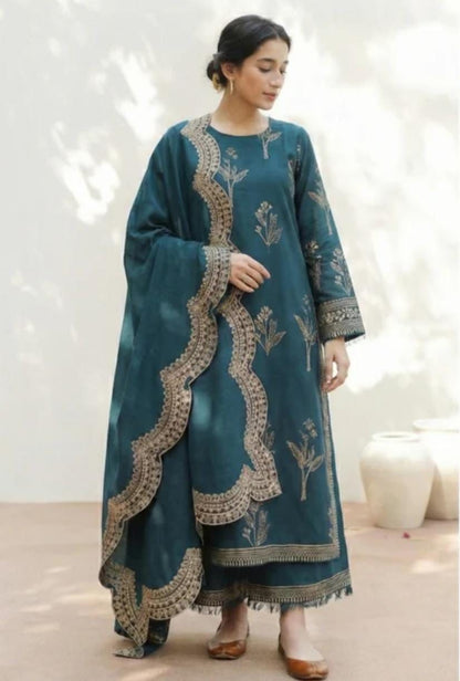 Maharani MOST DEMANDING EDITION*03PCS UNSTITCHED SUIT*FABRIC Lawn 90’88*