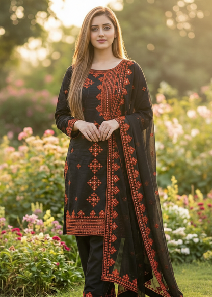 New arrival Lawn, cross Stitch side gala,9mm, Embroidery Collection