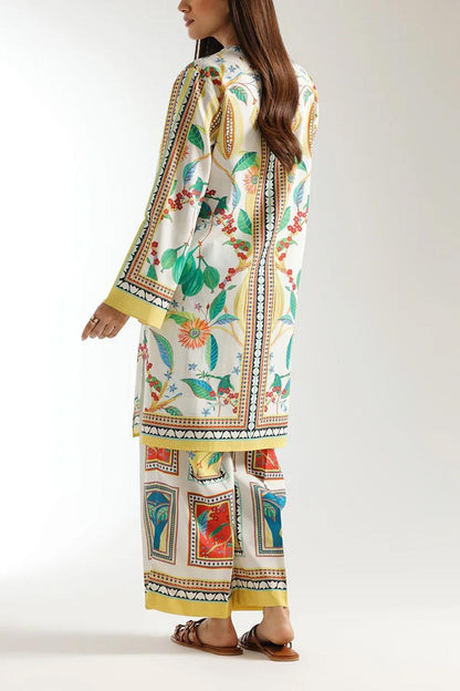 New arrival stitched 2 pcs printed shirt and  trouser
