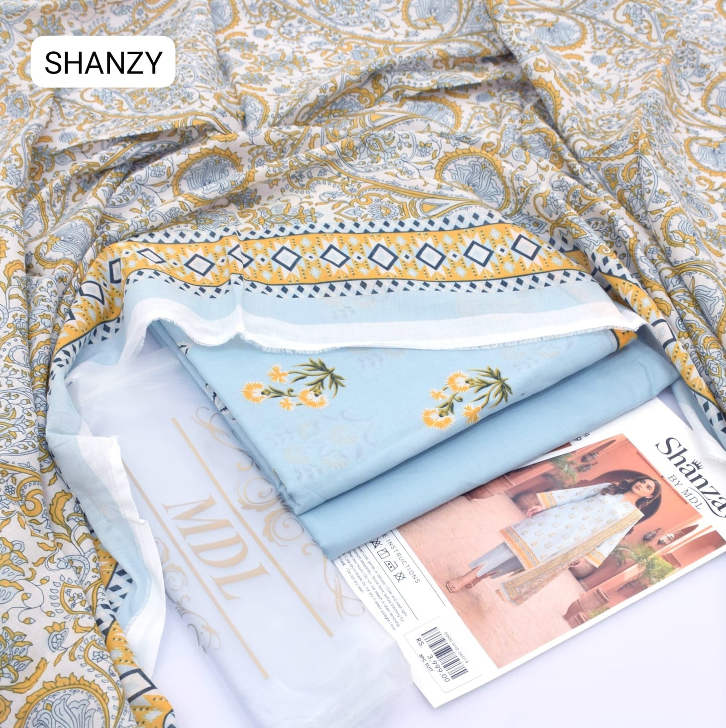 SHANZAY (2026), Lawn 3PC Digital print