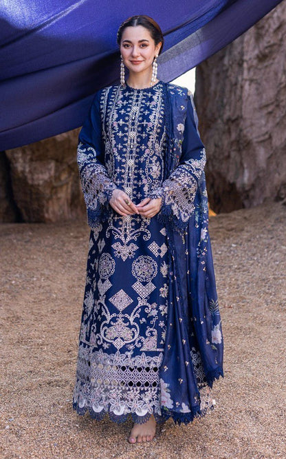 Qalamqar 4045 – Summer Collection:  Fine quality Airjet Lawn (90/70)