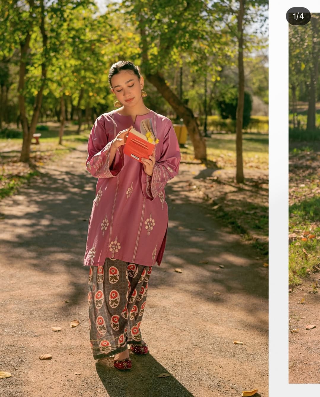 Lawn 2 PC*Embroidered shirt and Sleeves*