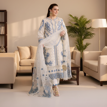 Aneela's  embroidered Lawn
