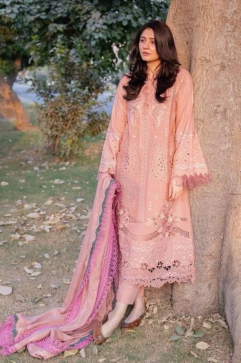 BIN ILLYAS-  embroidered Lawn