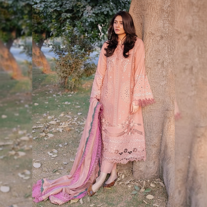 BIN ILLYAS-  embroidered Lawn