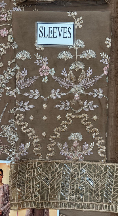 Chiffon embroidered