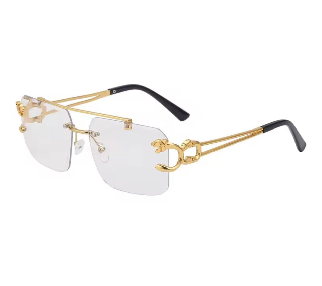 Sunglasses double bridge gradient occean film shades UV 400